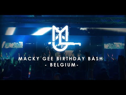 Macky Gee birthday bash - Belgium  - [DNB VLOG] - MGTV