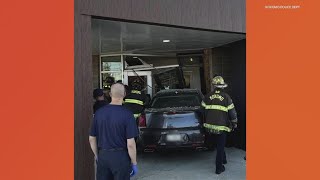 Kokomo credit union branch closed indefinitely after car accidentally drives through front doors