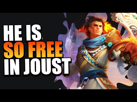 HOU YI IS SO FREE IN JOUST! - Grandmasters Ranked Joust - Smite