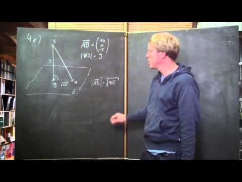 Maturaaufgabe Vektorgeometrie 1 - Teil e)