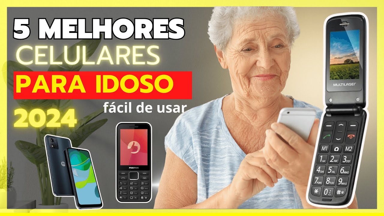 [✅ GUIA 🛒2024]⭐5 Melhores Celular para Idoso de 2024. Teclas Grandes e Fácil de Usar⭐