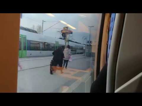 Mitfahrt in S2 von Leipzig Stötteritz Richtung Dessau Hbf