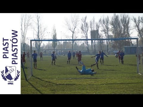 RKS Okęcie - MKS Piast Piastów 1:2 skrót meczu (12.11.2016)