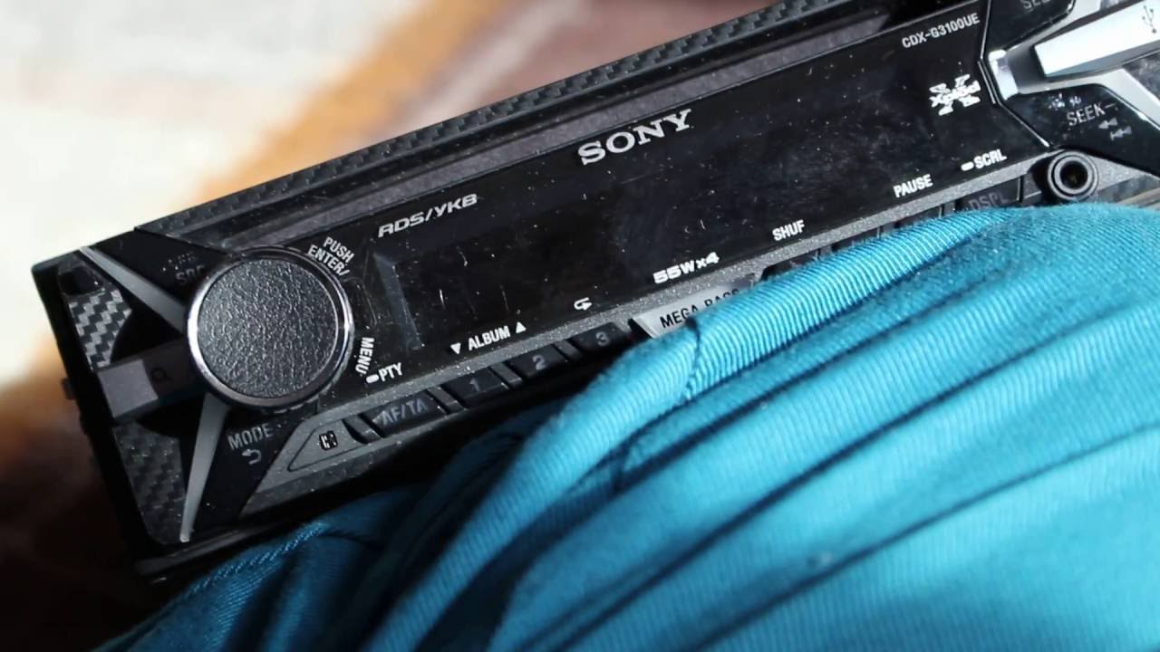 Sony cdx g3100ue не работает радио