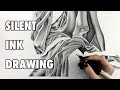 Silent Ink Drawing Session 45 [No Mic/Music]