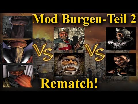 Kalif, Wazir, Nizar vs Richard, Marschall vs Wolf, Schlange - Rematch - Teil 2 | Mod Burgen