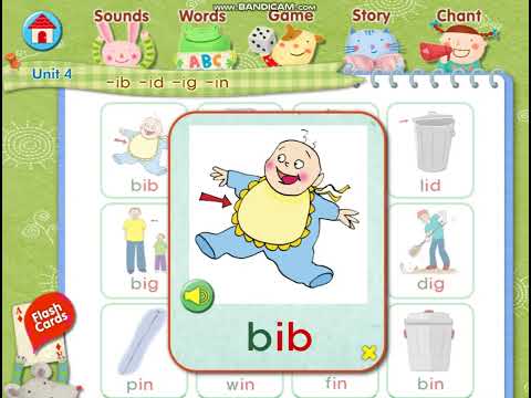 English lessons - Sounds Great 2 - Unit 4 (-id, -ib, -in, -ig) Words