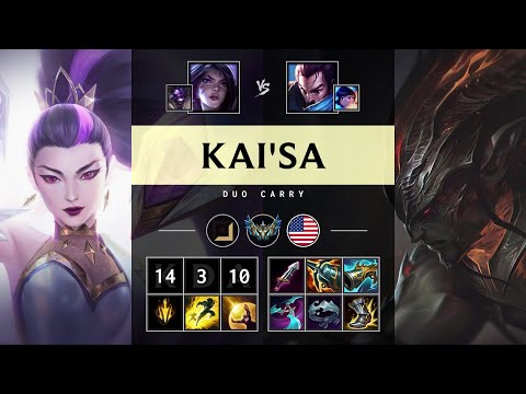 Kai'Sa ADC vs Yasuo: Legendary - NA Challenger Patch 14.24