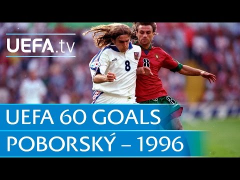 Karel Poborský v Portugal, 1996: 60 Great UEFA Goals