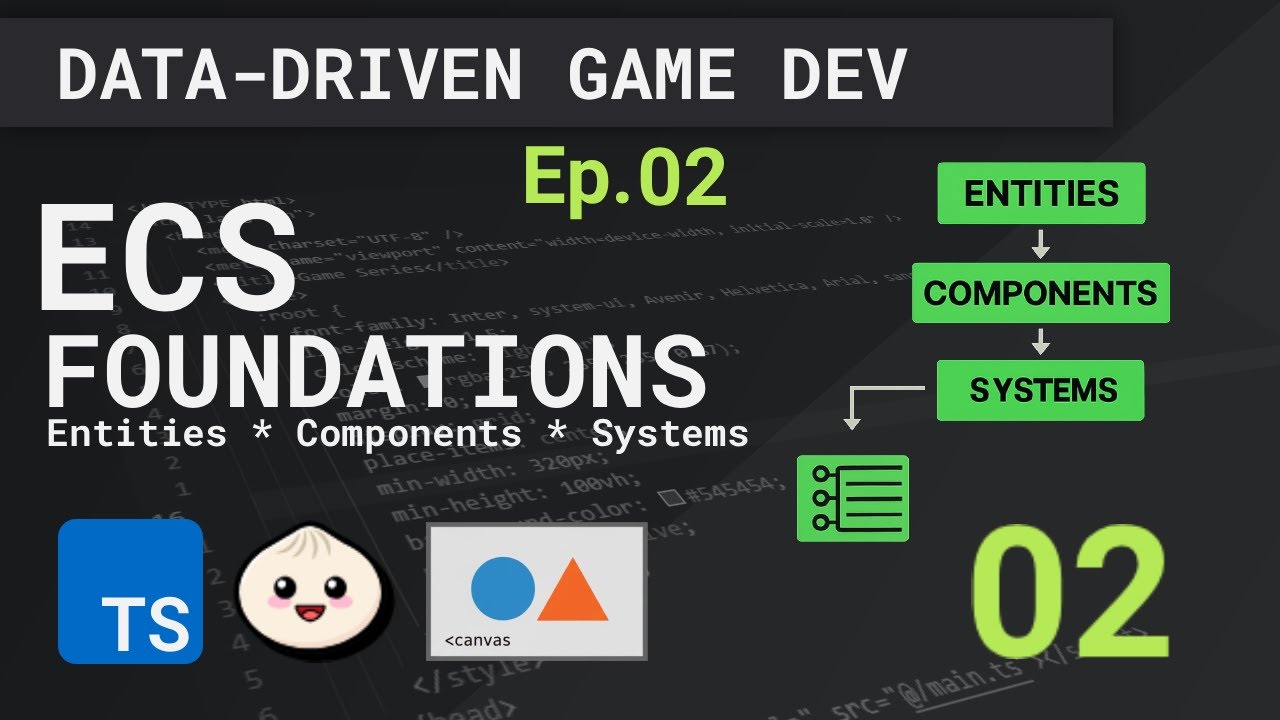 Data-Driven Game Dev — 02: ECS Explained — Entities, Components, Systems