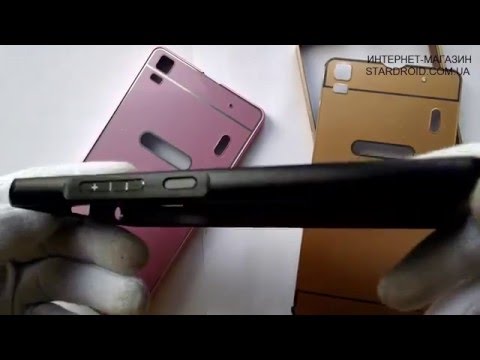Металлический чехол бампер для Lenovo A7000 (K3 Note)