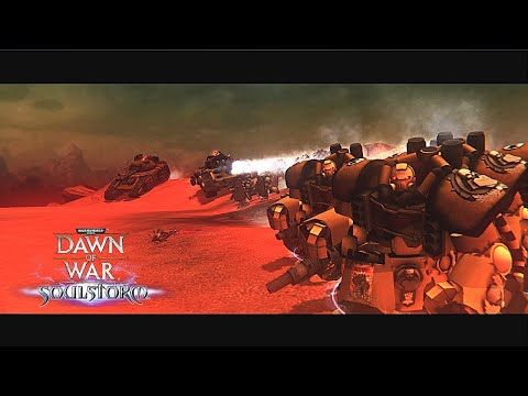 Imperial Fists & Daemon Hunters  vs Chaos ! - Unification Mod 2021 | WH 40k: Dawn of War - Soulstorm