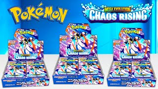 Opening MEGA "CHAOS RISING" Booster Boxes (Worth it?)