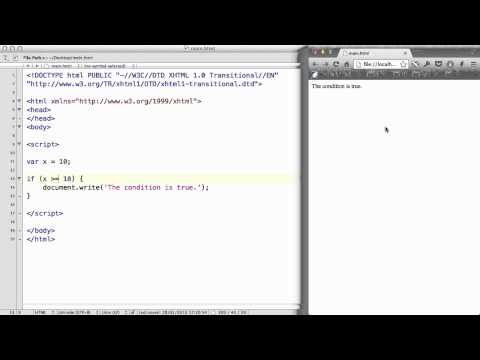 Javascript 09 If Statement