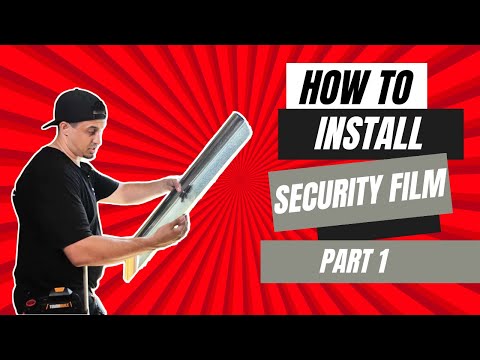 Installing Security Window Film on a Sliding Glass Door: A Step-by-Step Guide Film Install (Part 1)