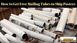 How to Get Poster Mailing Tubes for Free and Save Money on Shipping