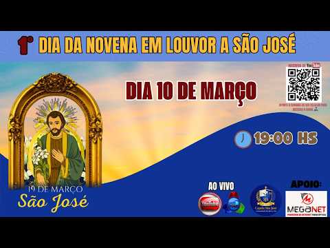 1º DIA DA NOVENA EM LOUVOR A SÃO JOSÉ - Comunidade São José de Noé - Ituaçu-Ba AO VIVO!!