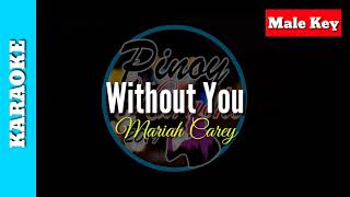 Download lagu Without You by Mariah Carey ( Karaoke : Male Key ) mp3