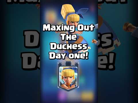 Maxing Out Dagger Duchess 🫅 🗡️ #clashroyale #shorts