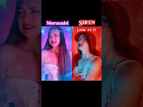 #POV a mermaid tries to embarrass a siren #youtubeshorts #fantasy #shorts #acting