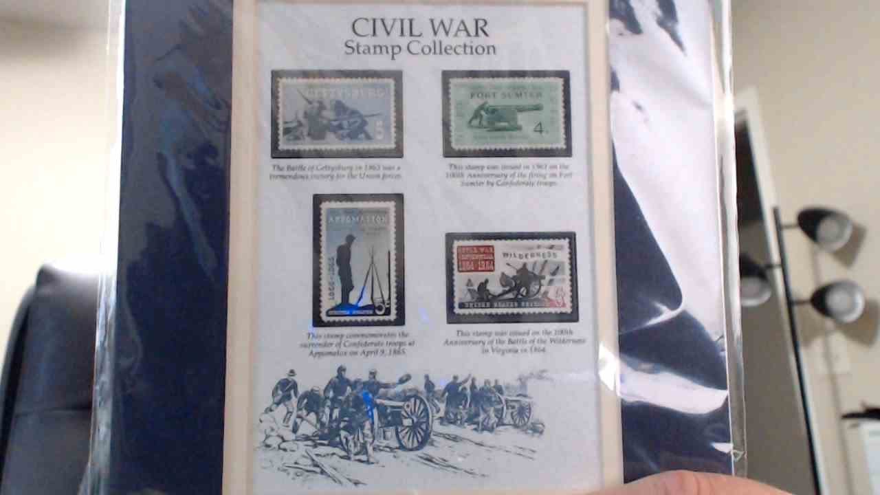 CIVIL WAR STAMP COLLECTION