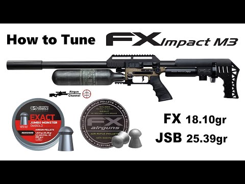 LEARN the M3 in 5 MINUTES (FX  Impact M3 Tuning Guide) plus JSB/FX 18.1gr & 25.39gr Tunes!