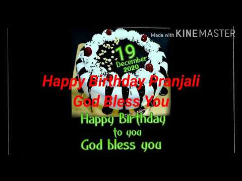1st Sweet Pranjali Happy Birthday