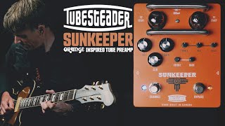 Video thumbnail for Tubesteader Sunkeeper // Orange-Inspired Tube Preamp // Guitar Pedal Demo by Demos In The Dark