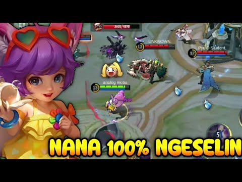 NANA HERO PALING NGESELIN DI LAND OF DAWN..MUSUH SAMPE GAK BERANI KELUAR TOWER 😂 - TOP GLOBAL NANA