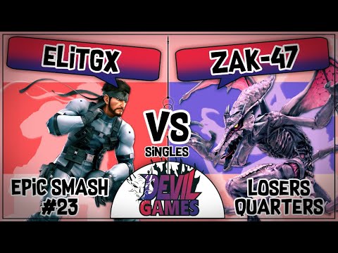 Epic Smash #23: ELITGX (Snake) vs zAK-47 (Ridley) - Losers Quarters