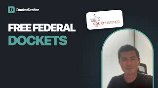 How to Search Federal Court Dockets for Free with CourtListener