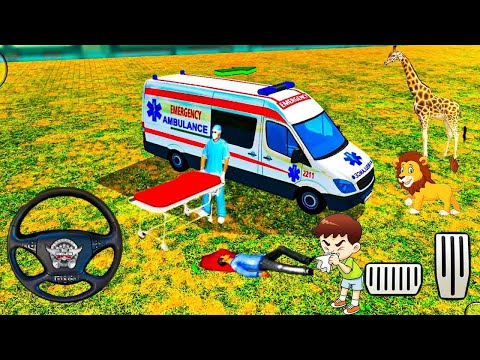 Indonesian City Emergency Ambulance | Ambulance Robot City Rescue Simulator#17 | Android Gameplay