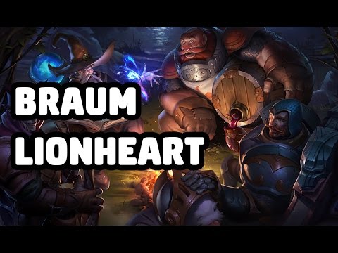BRAUM LIONHEART SKIN SPOTLIGHT - LEAGUE OF LEGENDS