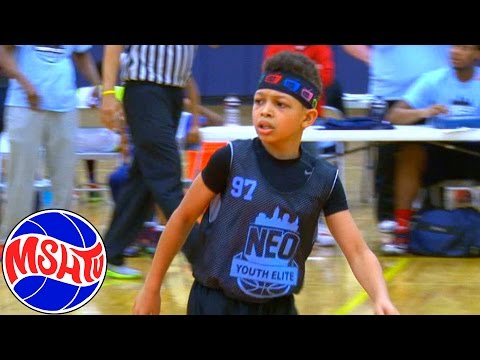 4th Grader John Mobley Jr 3 Straight NBA THREES - Class of 2024 - NEO YOUTH ELITE CAMP