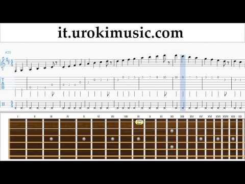 Corso di Chitarra Avicii - Wake Me Up Tablature Tab Parte#1 um-a276