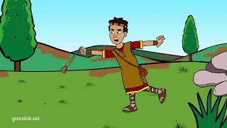 Download lagu CAA#66 | Daud - Daud mengalahkan Singa dan Beruang (Mzm 23:1,2) | Cerita Alkitab Anak mp3