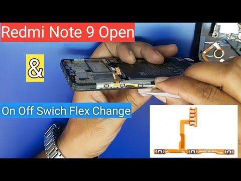 Redmi Note 9 On Off & Wolume Swich Flex Replacement