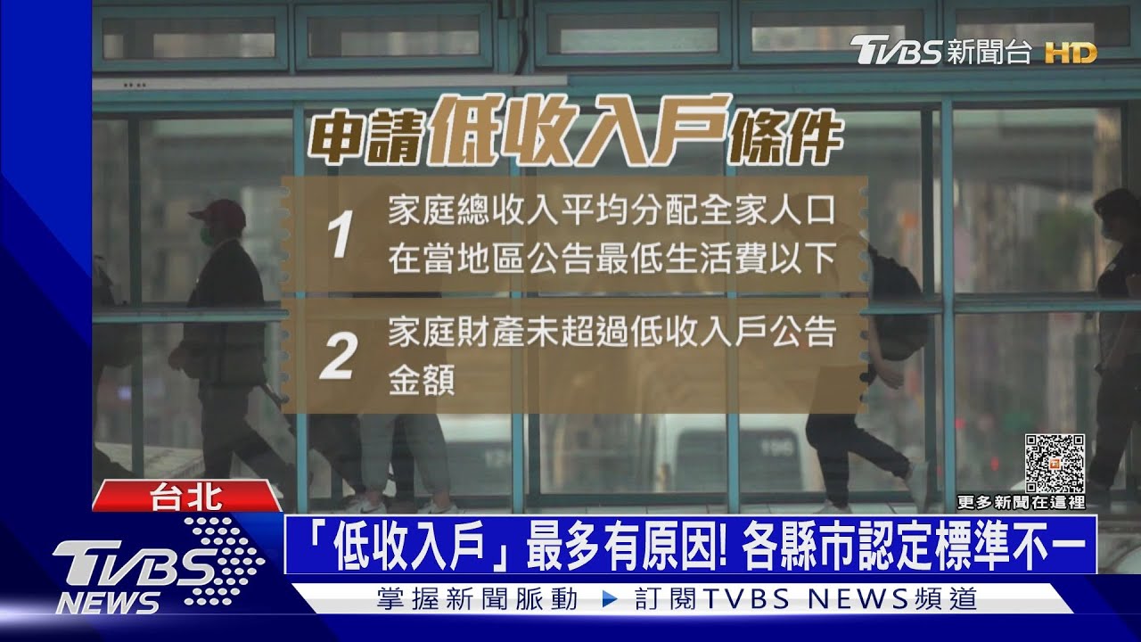 天龍國都有錢人? 北市「低收入戶」全台最多