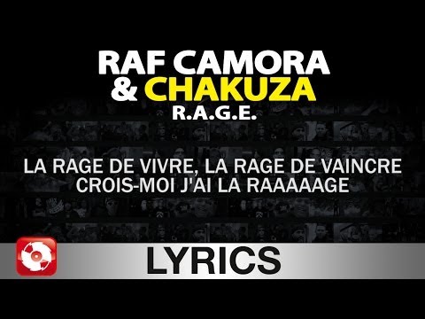 RAF CAMORA & CHAKUZA - R.A.G.E. AGGROTV LYRICS KARAOKE (OFFICIAL VERSION)