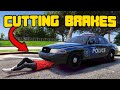 Cutting Cops Brakes In GTA 5 RP