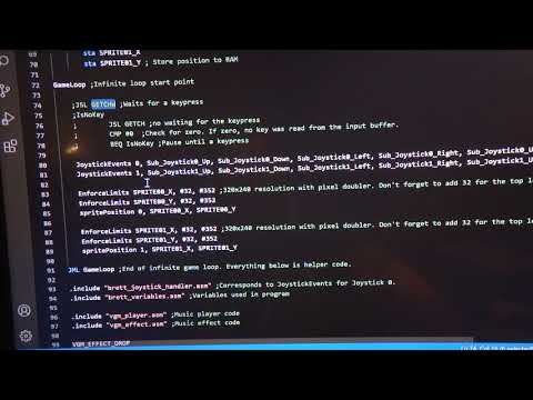 Foenix C256 - Moving Sprites with 2 Joysticks