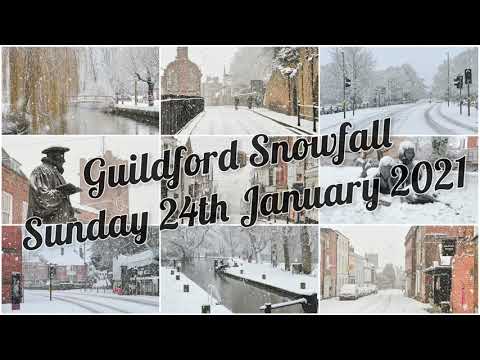 Guildford Snowfall - 24/01/2021