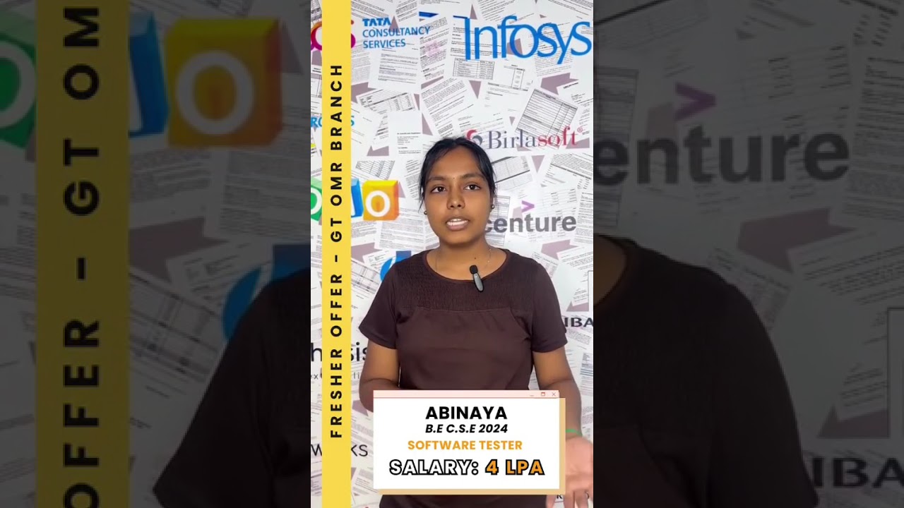 Abinaya's testimonial video