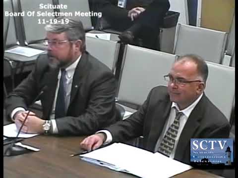 Scituate Board Of Selectmen Meeting - 11/19/19