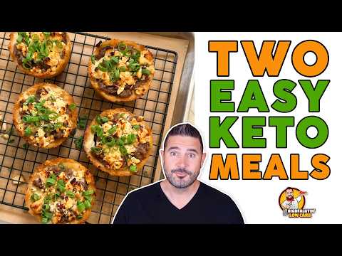 I've Eaten These ALL WEEK! β’ 2 EASY KETO MEALS