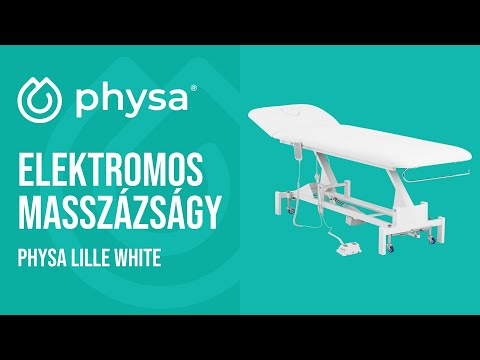 Videó - Elektromos masszázságy - 100 W - 200 kg - Fehér