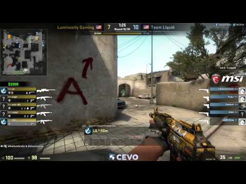 Luminosity vs Team Liquid Game 2 (CEVO-P CS:GO Season 7) - Helium & Dust