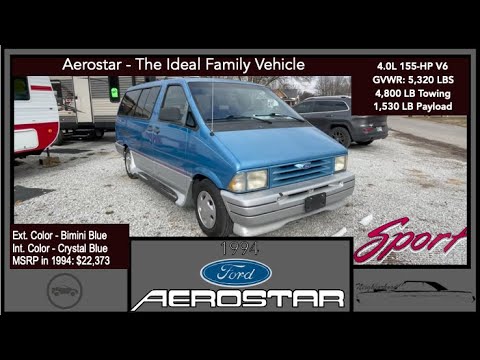 Thumbnail for Oh My Gosh! I Found a SURVIVING Ford Aerostar!!! #carreview #ford #aerostar #survivor  #fordaerostar by Ford Aerostar