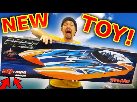 BEST new toy EVER - Crazy Fast RC boat