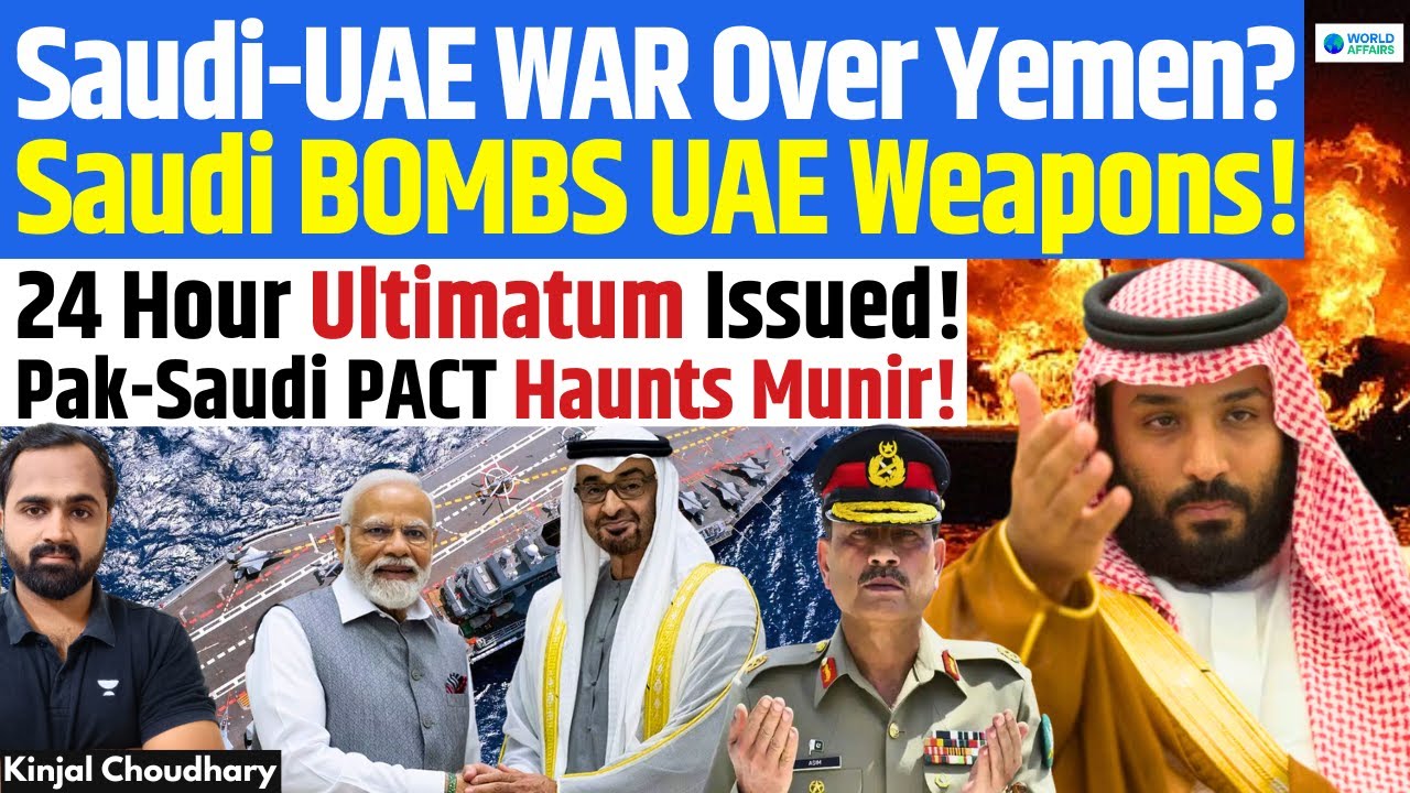 Saudi Airstrikes UAE Weapons in Yemen! MBS Issues 24-Hour Ultimatum! Pak-Saudi Pact Exposed! Kinjal
